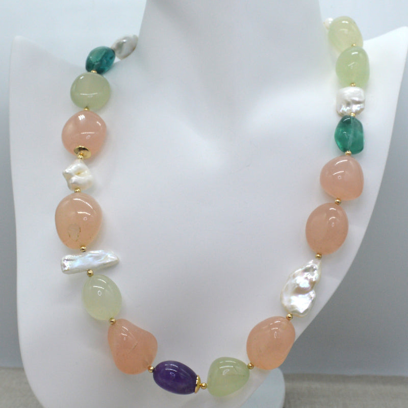 Limited Edition Sand & Sea Gemstone Necklace