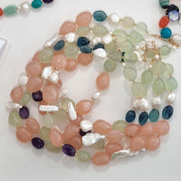 Limited Edition Sand & Sea Gemstone Necklace