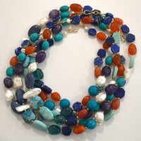 Limited Edition Coral Reef Gemstone Necklace