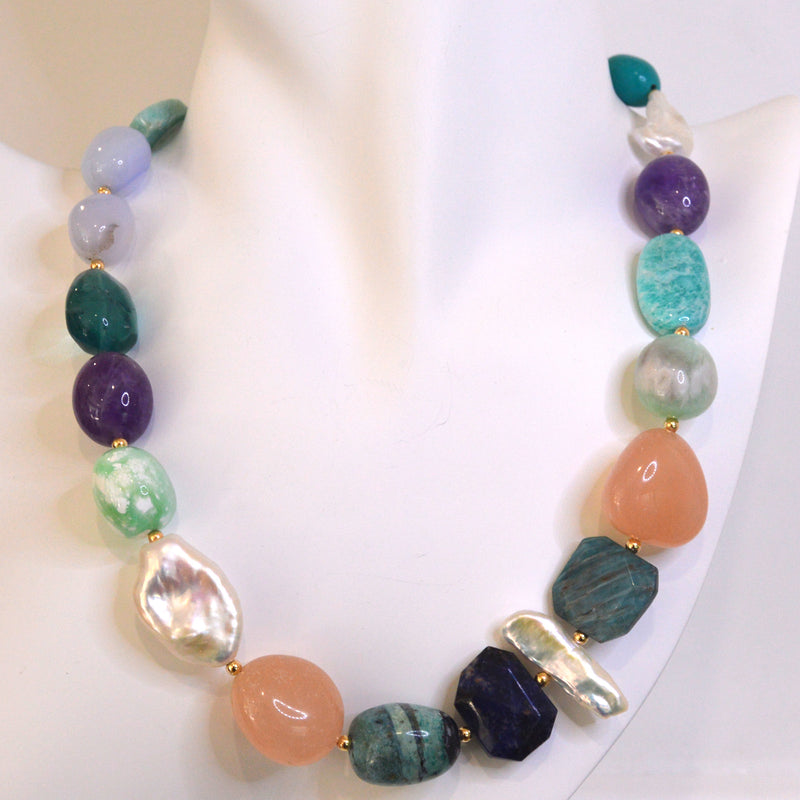 Limited Edition Ocean Breeze Gemstone Necklace