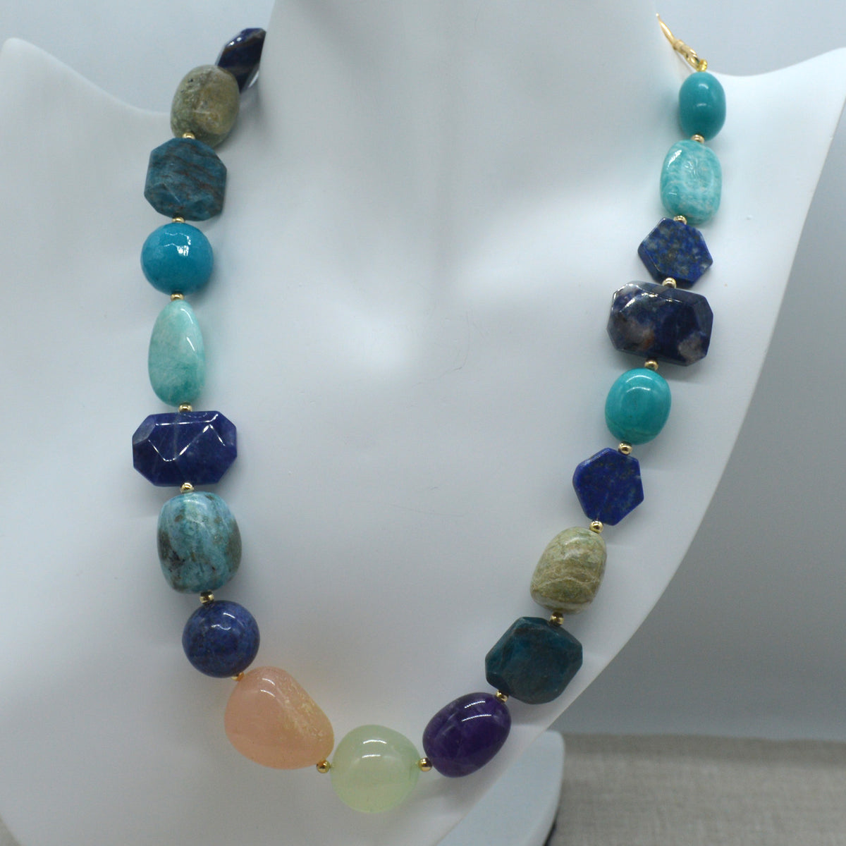 Limited Edition Deep Ocean Gemstone Necklace