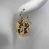 Royal Oak 18K Gold Plated Earrings