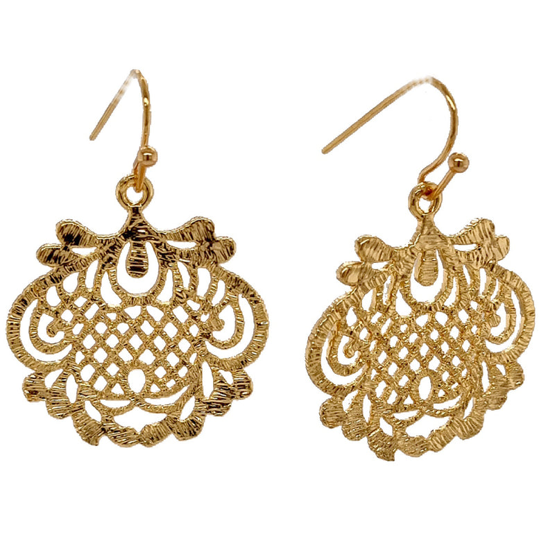 Warratah gold Earrings