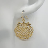 Warratah gold Earrings