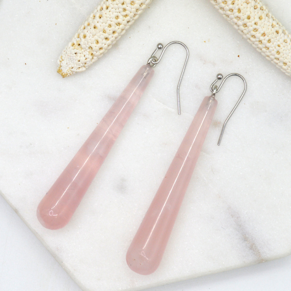 Martinique Gemstone long drop Earrings