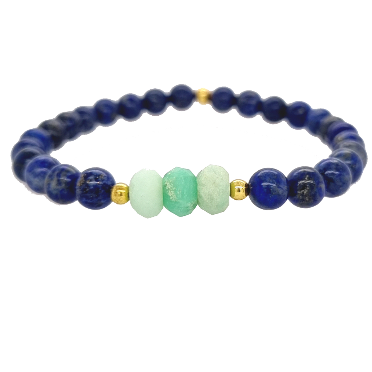 Deva Lapis Lazuli Bracelets Carnelian, Amethyst & Chrysophase