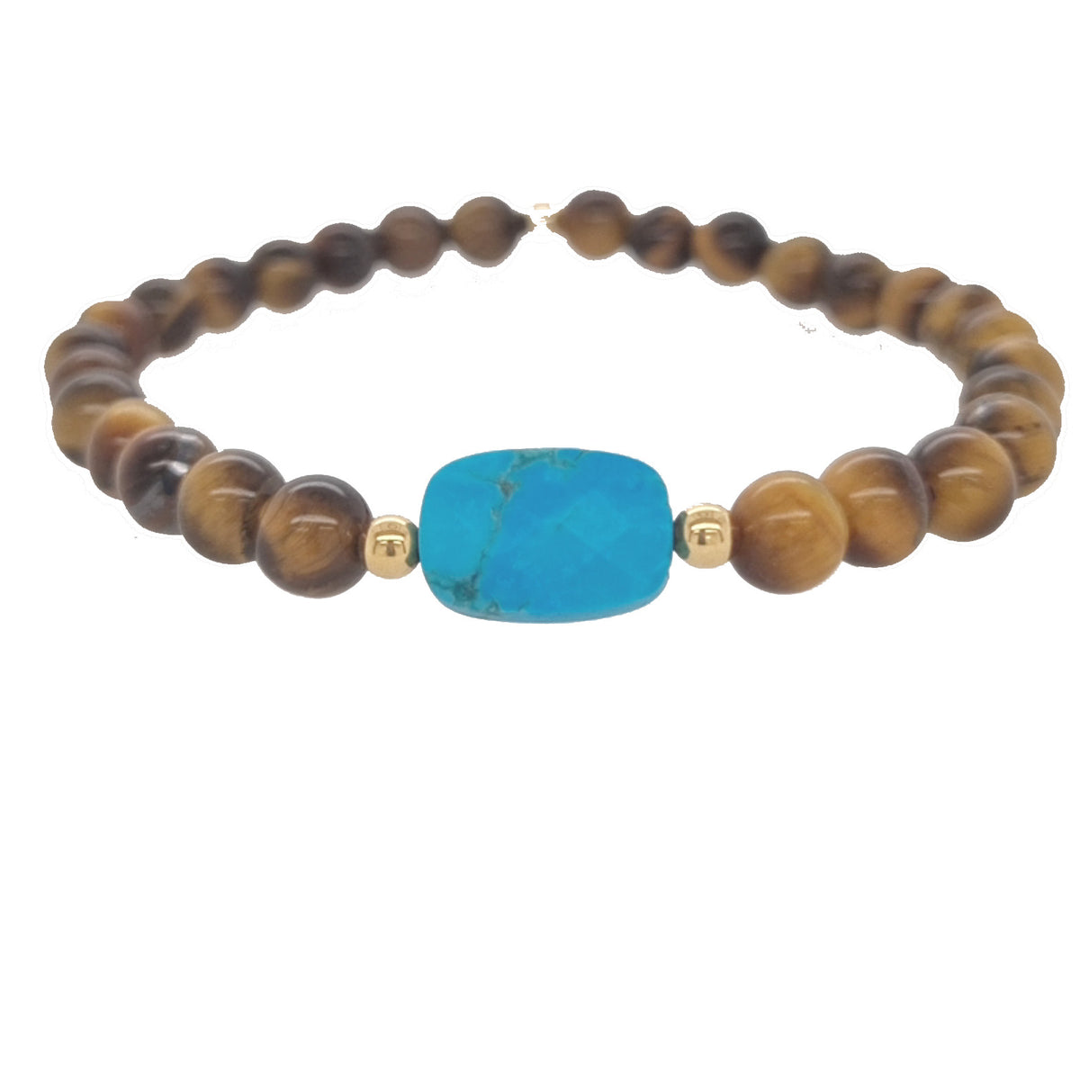 Deva Tiger Eye Bracelets Onyx, Turquoise or Quartz