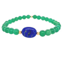 Deva Green Onyx Bracelets Carnelian, Lapis Lazuli & Amazonite