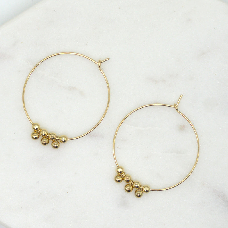 Madison 14k Gold filled or Sterling Silver earrings