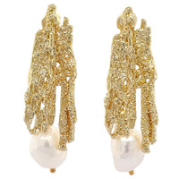 Lola Rock Slide Freshwater Pearl Earrings