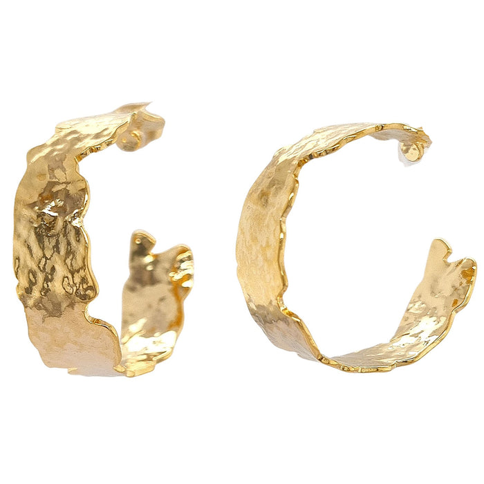 Teto Gold Plated Hoop Earrings