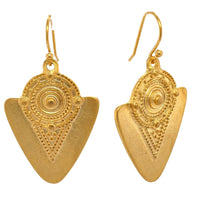 Azal Triangle circle Earring