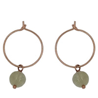 Faye 26 Gemstone Hoops Silver, Rose or Yellow Gold