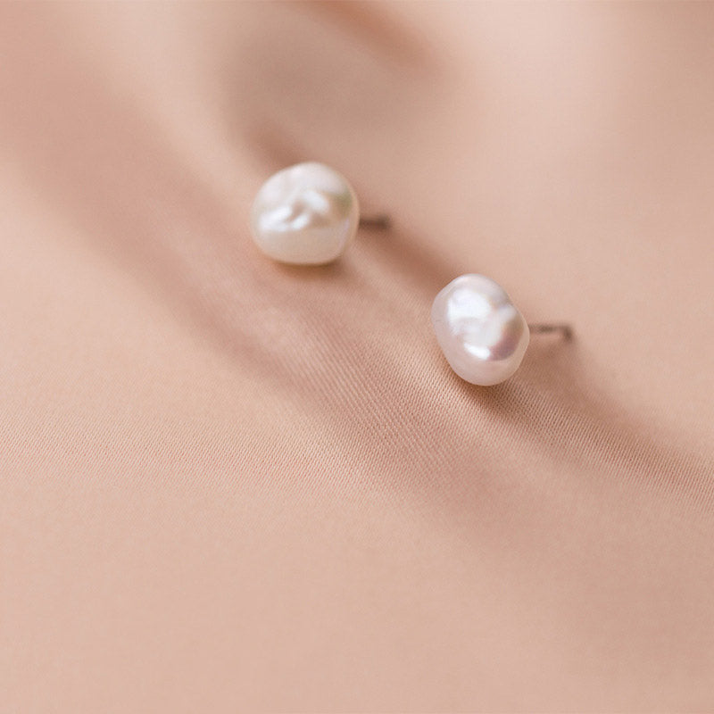 Freya Freshwater Pearl Sterling Silver stud Earrings