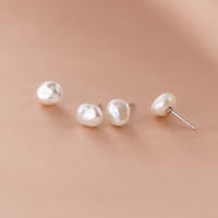 Freya Freshwater Pearl Sterling Silver stud Earrings