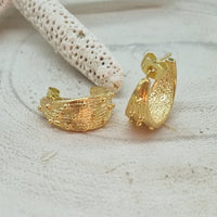 Jenni Bumpy Textured Hoops