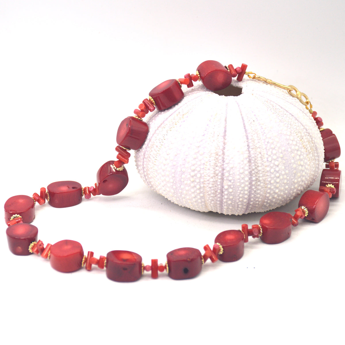 Paige Coral Necklace Red