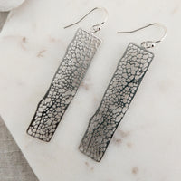 Rectangle long drop Earring