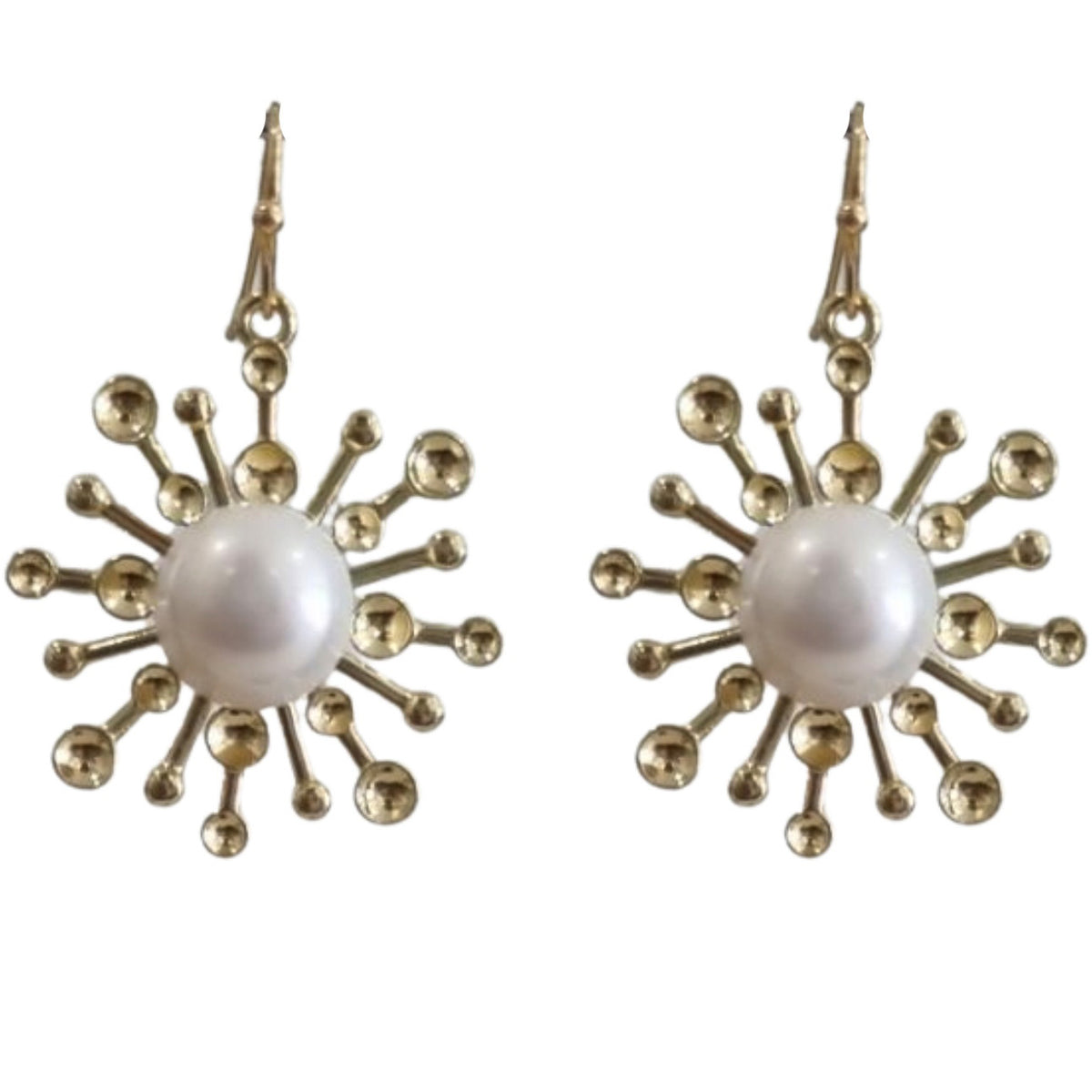 Starburst Freshwater Pearl Earrings